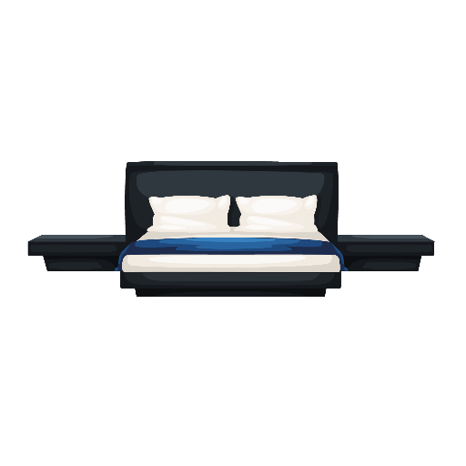 Japanese Black Bed