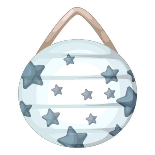 Japanese Blue Stars Lantern