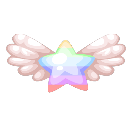 Japanese Flying Rainbow Star