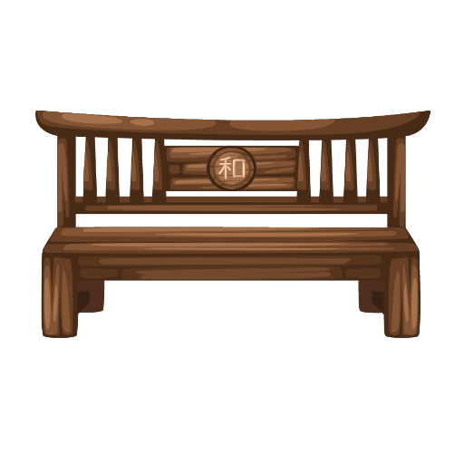 Japanese Garden Bench