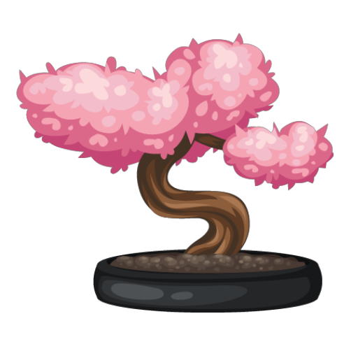 Japanese Pink Traditional Bonsai