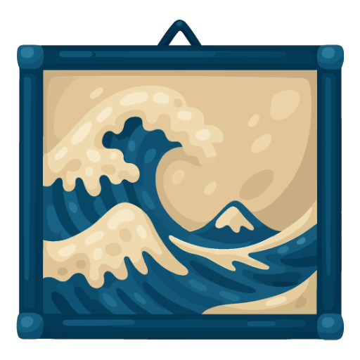 Kanagawa Wave Portrait