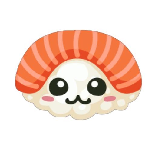 Kawaii Salmon Nigiri Sushi