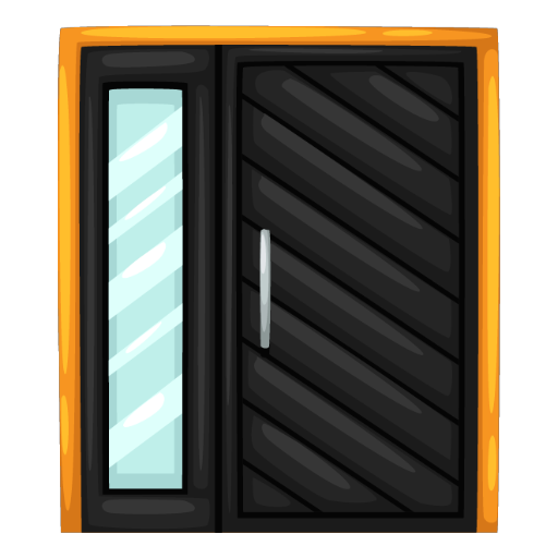 Kitchen Black Door
