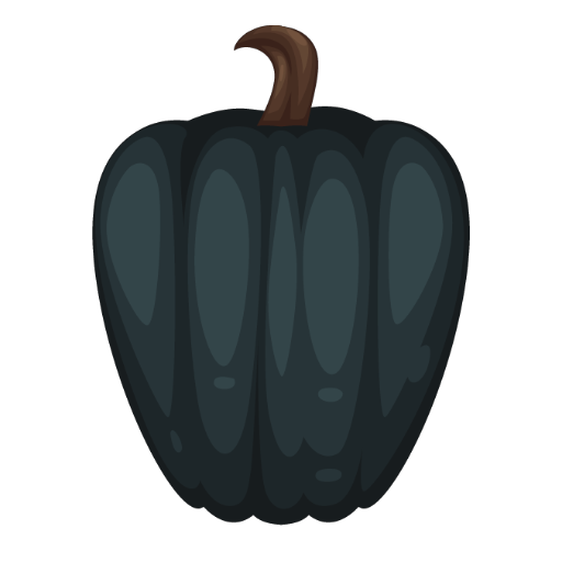 Large Black Pumpkin