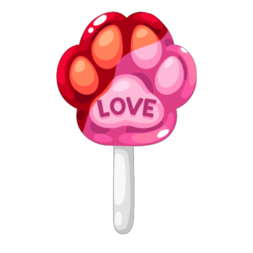 Love Paw Lollipop