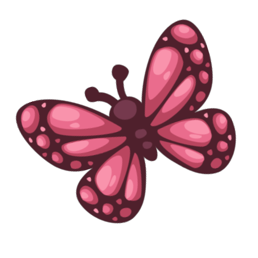 Magenta Butterfly
