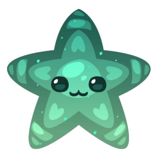 Magical Green Starfish