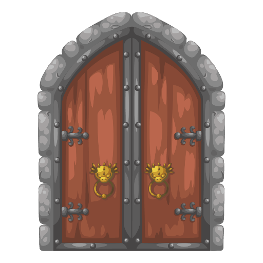 Medieval Castle Door