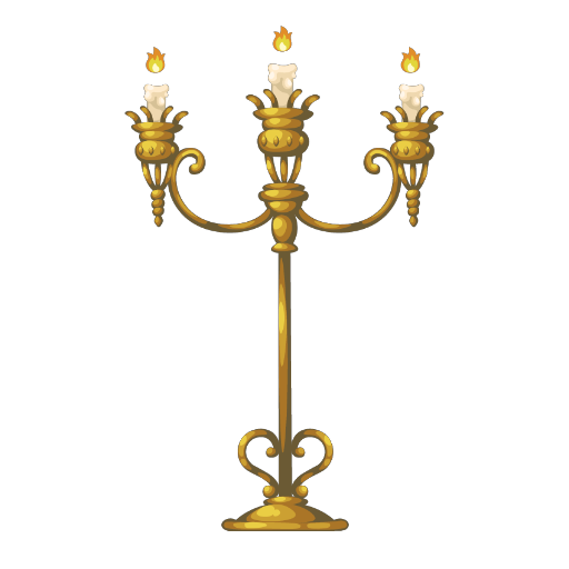 Medieval Odyssey Golden Candle