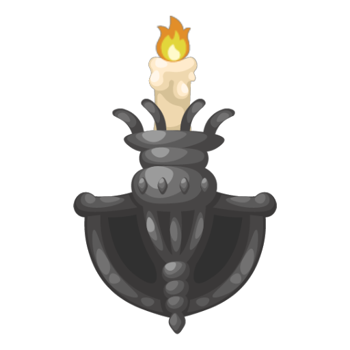 Medieval Odyssey Grey Sconce