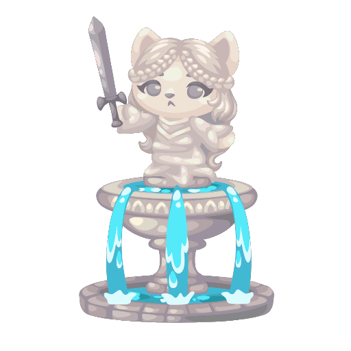 Medieval Princess Fountain