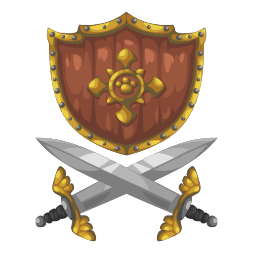 Medieval Sword And Shield Decor