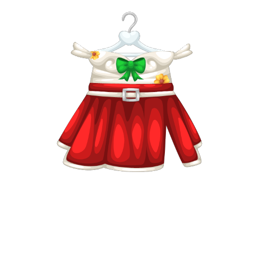 Mexican White and Red Dress