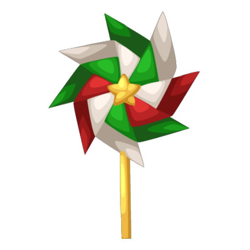 Mexican Girl Green Pinwheel