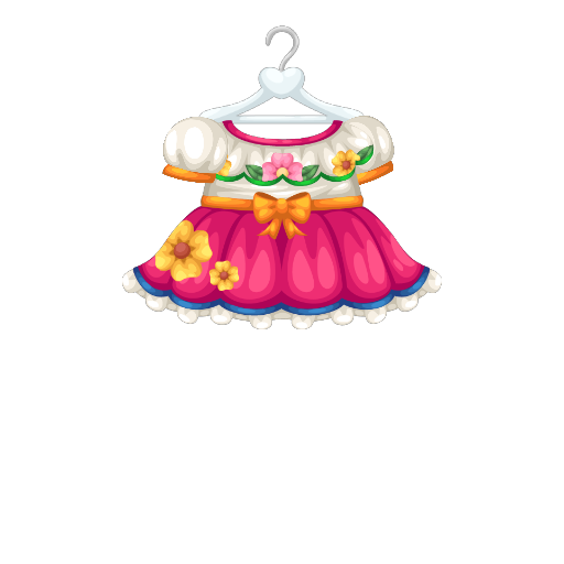 Mexican Girl Pink Dress