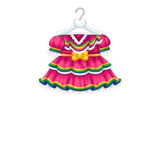 Mexican Traditional Girl Pink Dress