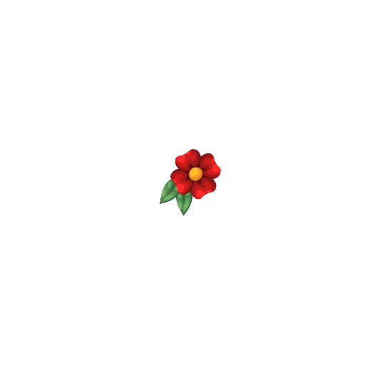 Mexican Traditional Girl Red Flower