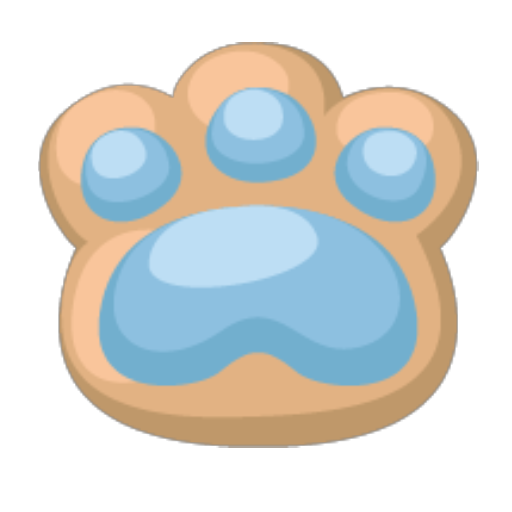 New Pastel Blue Petling Biscuit