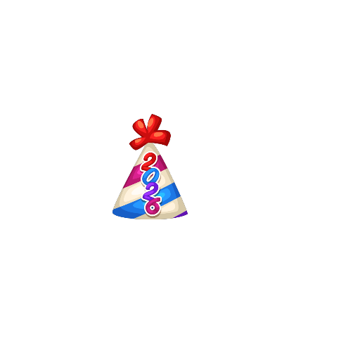 New Year 2026 Colorful Hat