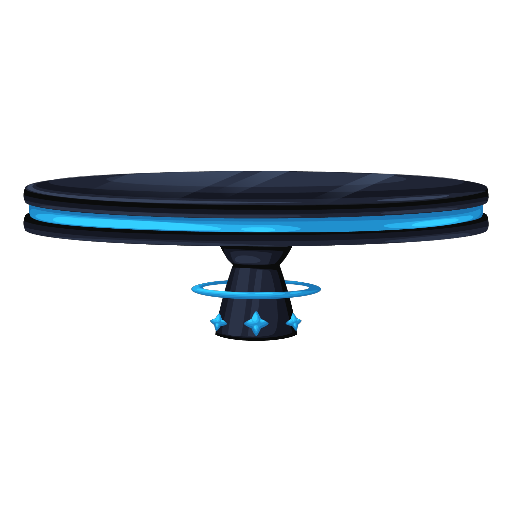 Nightclub Blue Table