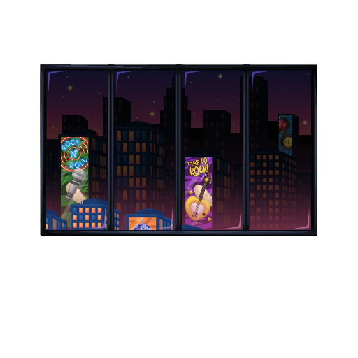 Nightclub City View Window