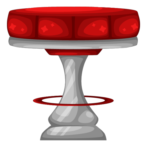 Nightclub Red Bar Stool