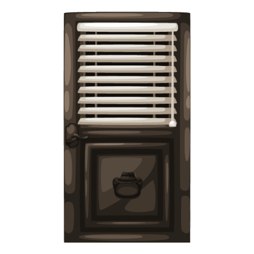 Noir Detective Office Door