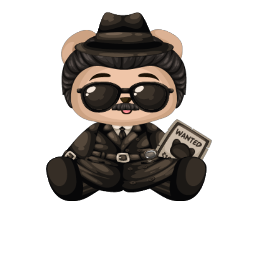 Noir Detective Plushie