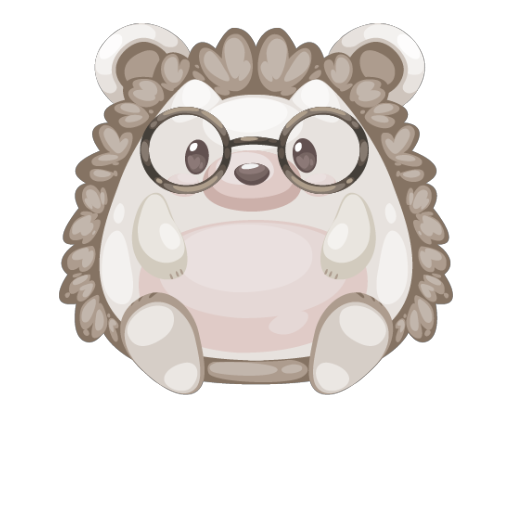 Noir Hedgehog Plushie