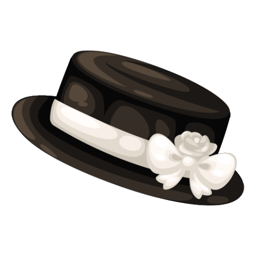 Noir Lady Black Hat