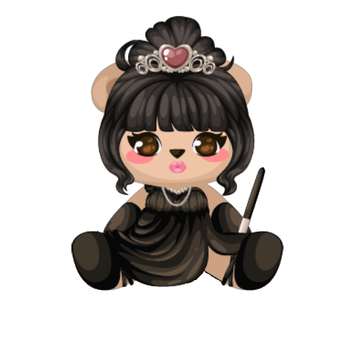 Noir Luxury Girl Plushie