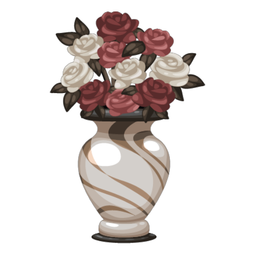 Noir Vase Roses