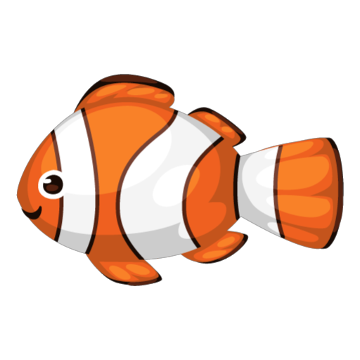 Orange Clown Fish