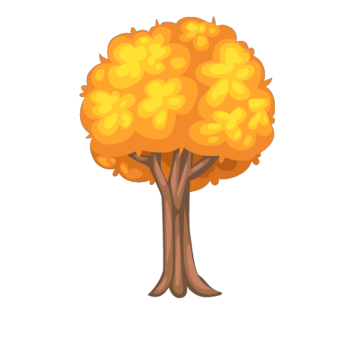 Orange Spring Tree