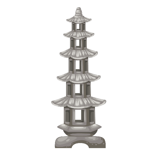 Pagoda Japanese Stone Lantern