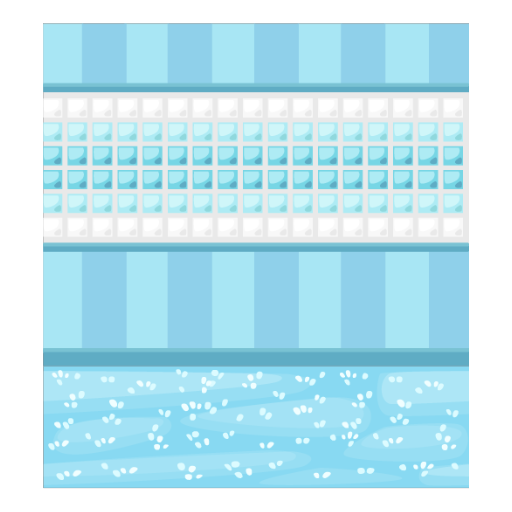 Pastel Blue Bathroom Wall Decor