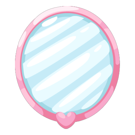 Pastel Pink Bathroom Little Mirror