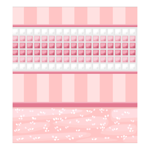 Pastel Pink Bathroom Wall Decor