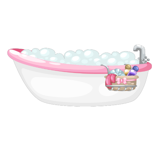 Pastel Pink Bathtub