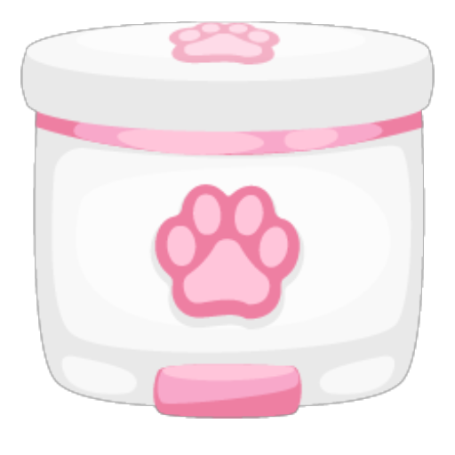 Pastel Pink Bin