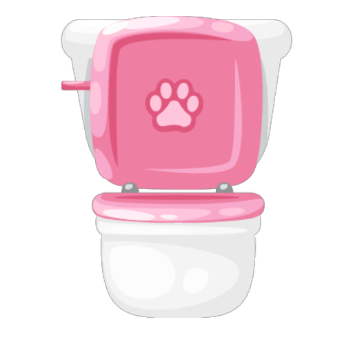 Pastel Pink Toilet