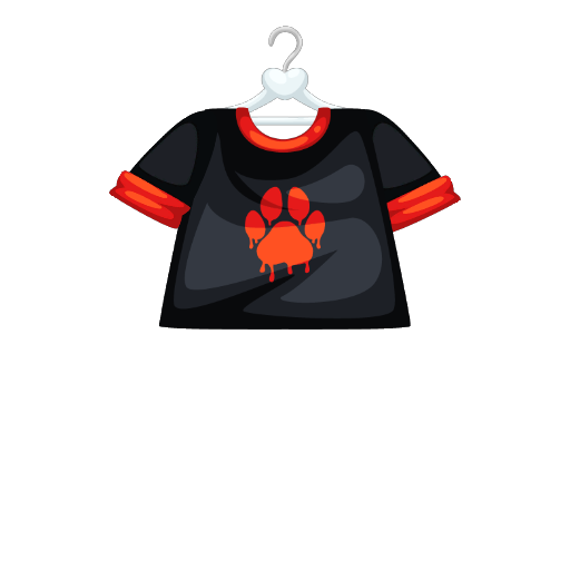 Paw Black Shirt