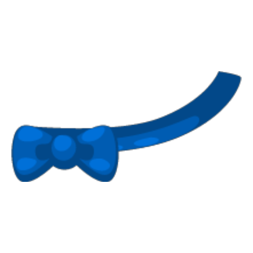 Petling Blue Ribbon Necklace [PNK]