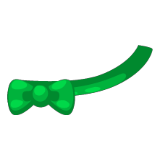 Petling Green Ribbon Necklace [PNK]