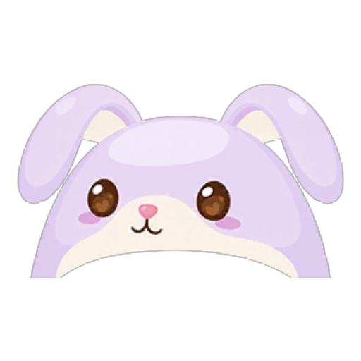 Petling Purple Bunny Hat [PHAT]