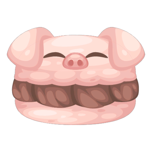 Piggy Macaroon