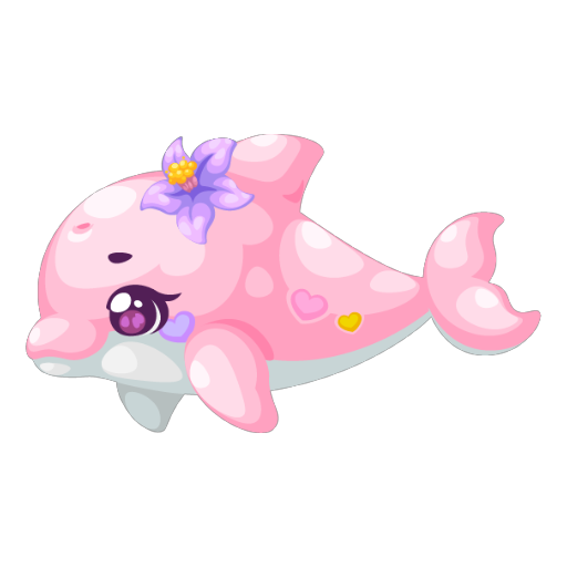 Pink Baby Dolphin