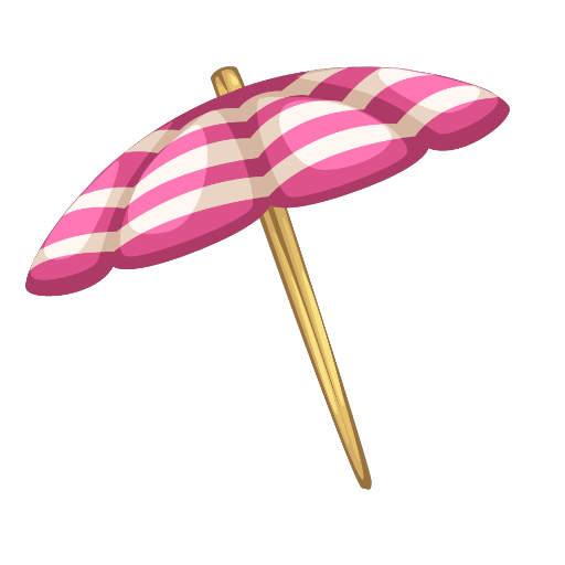 Pink Beach Umbrella