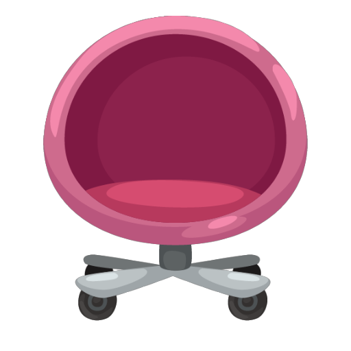 Pink Bubble Chair